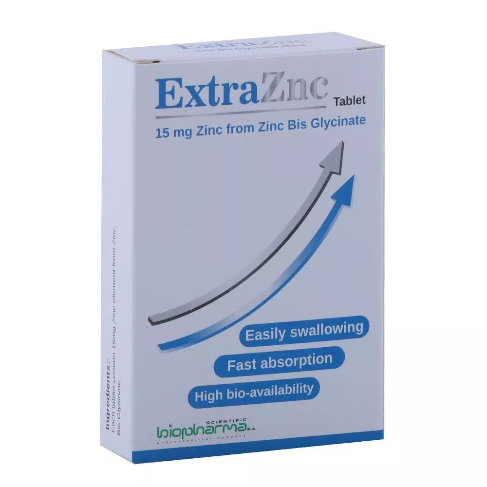 Extraznc 15mg Tablets 30s