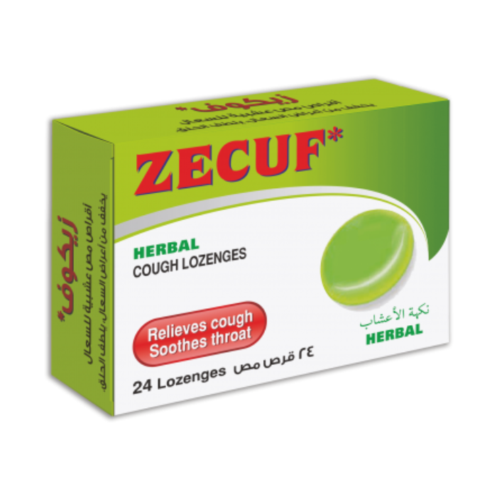 Zecuf Lozenges Herbal Sore Throat & Cough 24s