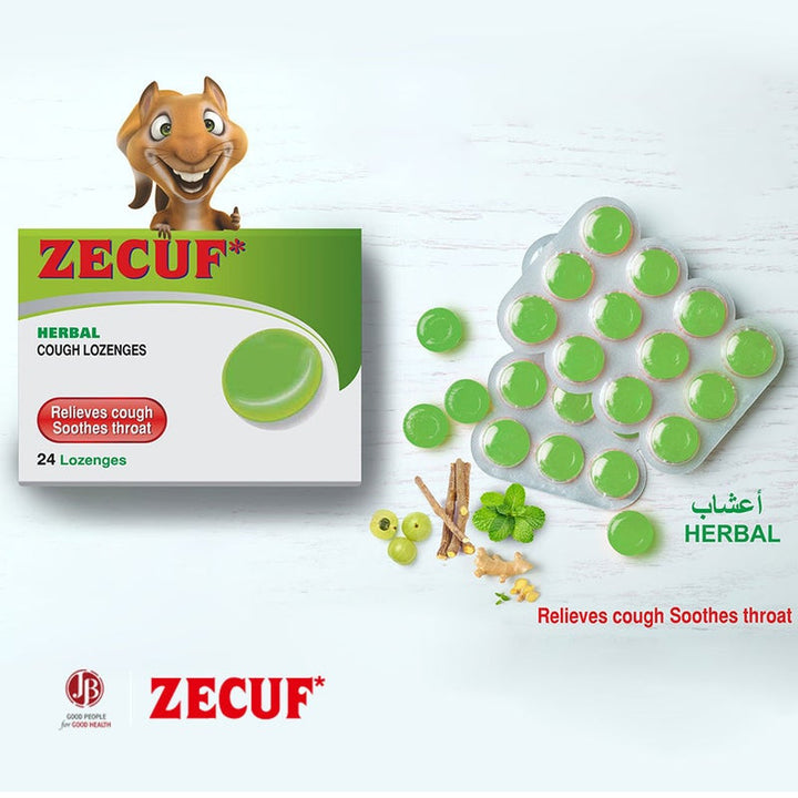Zecuf Lozenges Herbal Sore Throat & Cough 24s