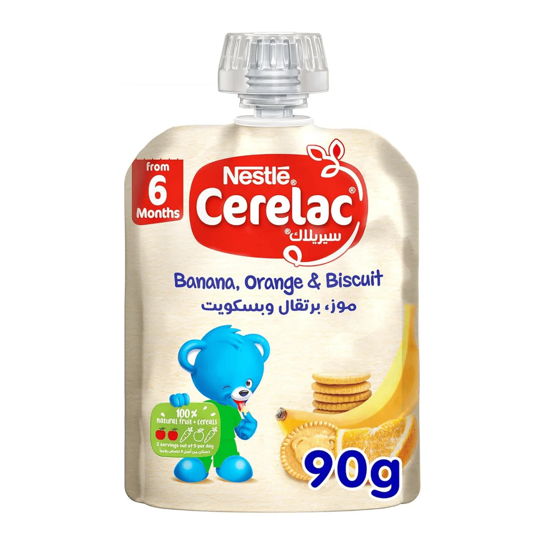 Cerelac Banana Orange & Biscuit Juice 90G