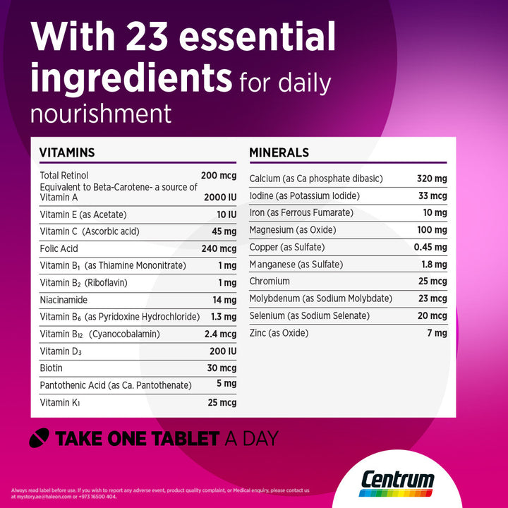 Centrum Women 60 Tablets
