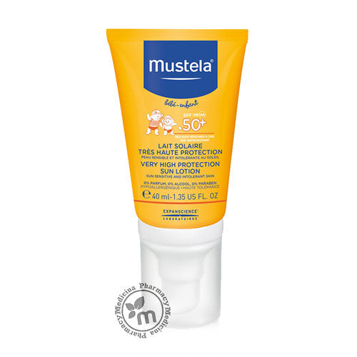 Mustela Face Sun Lotion Spf 50+ Baby Sunscreen