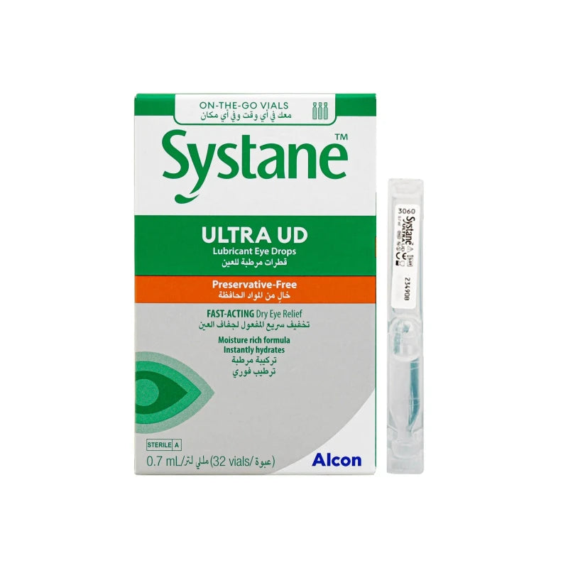 SYSTANE ULTRA UD EYE DROPS 0.7ML VIAL 32S – Al Manara Pharmacy
