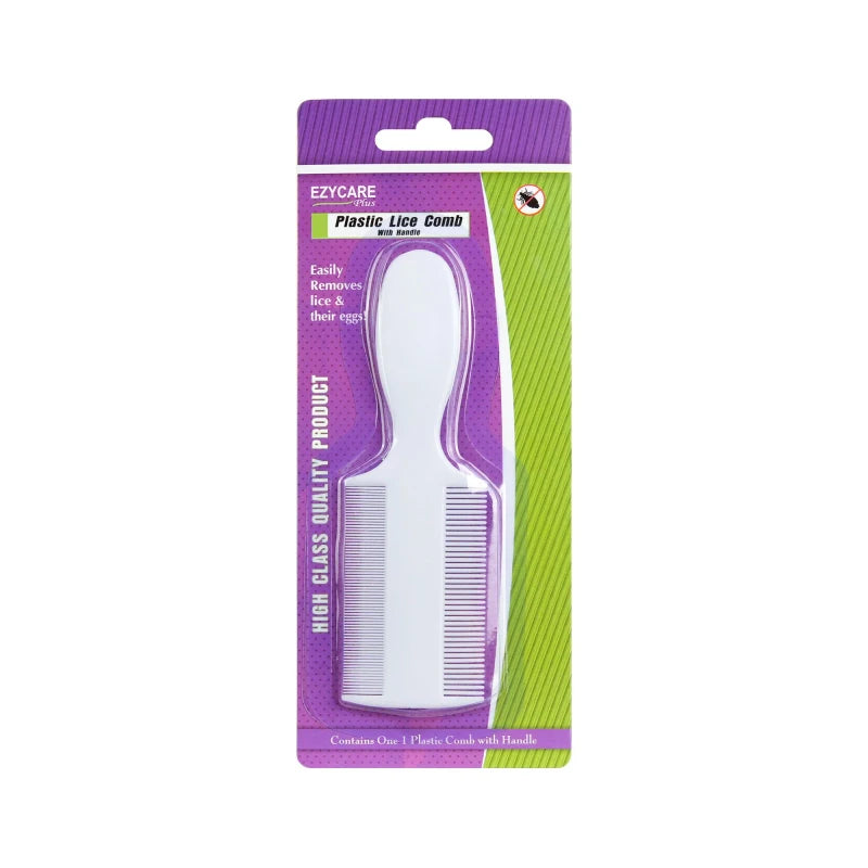Ezy Care Plastic Lice Comb with Handle - 17313