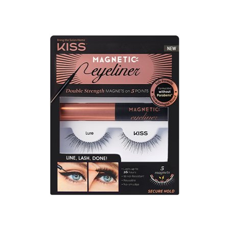 Kiss Kmek01C Magnetic Eyeliner & Lashes