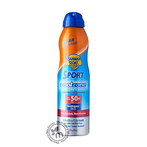 Banana Boat Sunscreen Coolzone Sport Spray Spf50