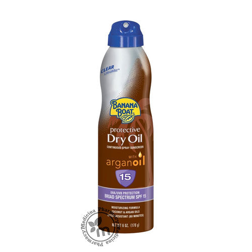 Banana Boat Sunscreen Protect Dry Oil With Argan Oil Spf15