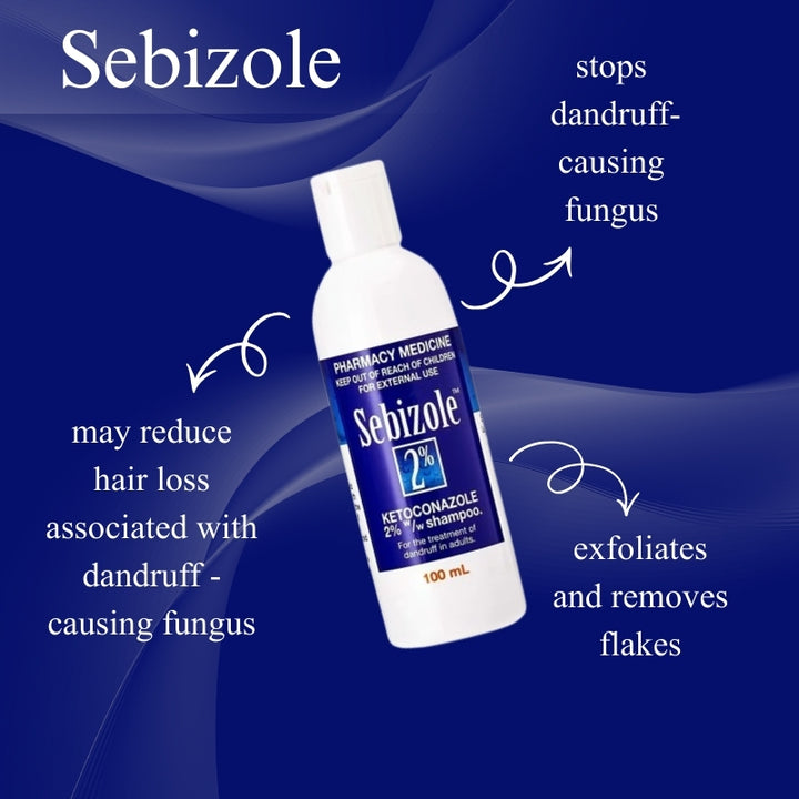 Sebizole 2% Anti-Dandruff Shampoo, 100ml