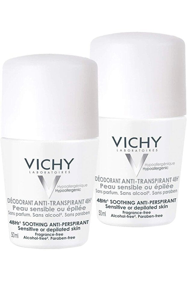 Vichy Antiperspirant Sensitive Skin Deodorant (Buy 1 Get 50% Off on the 2nd)
