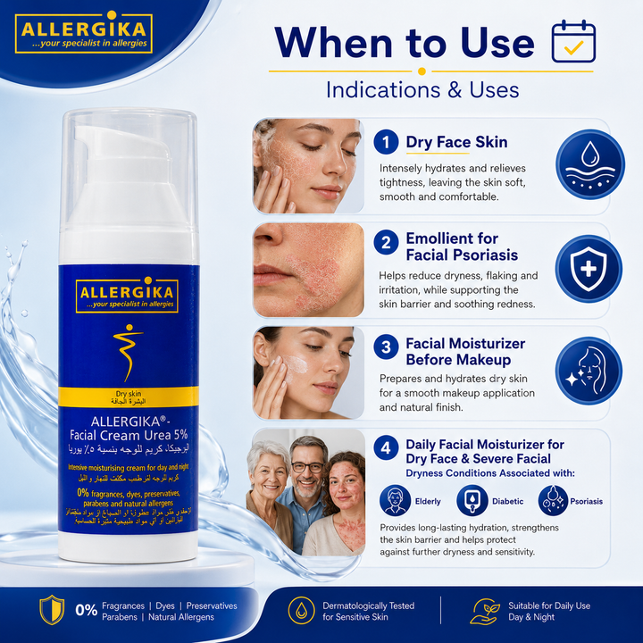 Allergika Facial Cream 5% Urea 50ml