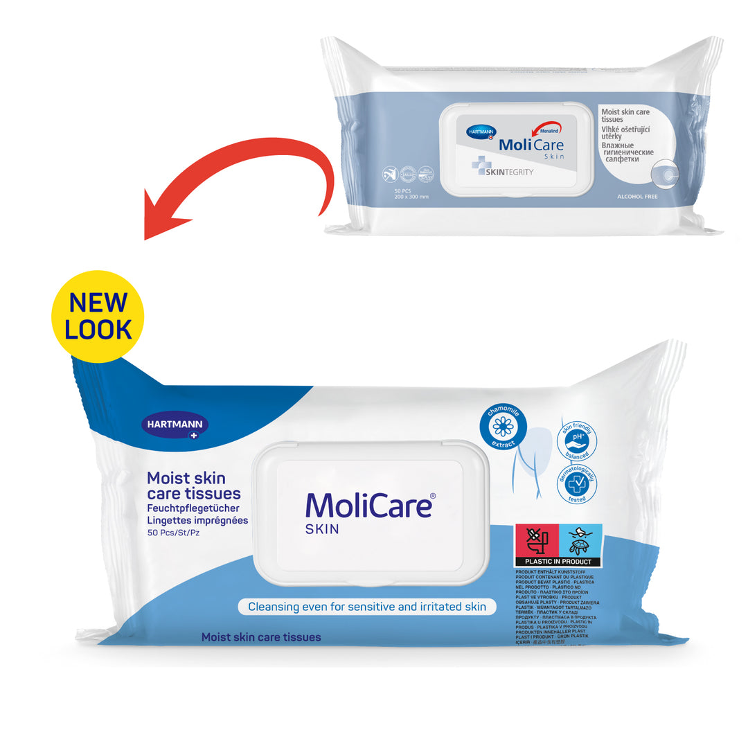 Molicare Skintegrity Moist Skin Care Tissues 50's