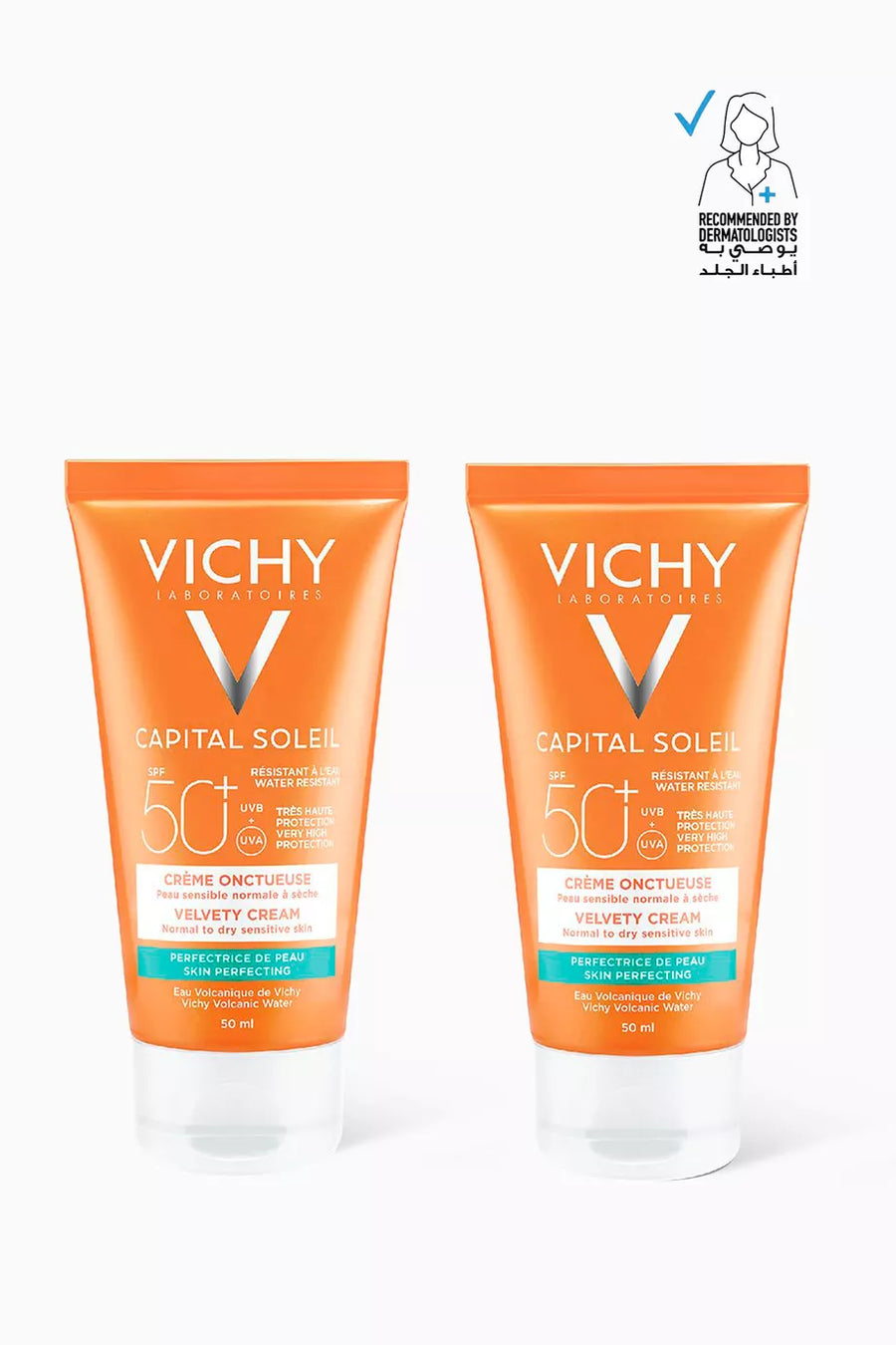 Vichy Ideal Soleil Velvety Cream Sun Protection for Normal to Dry Skin SPF50+ 50ml