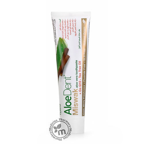Aloedent Toothpaste Miswak Fluoride Free