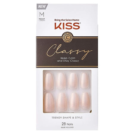 Kiss Kcs02C Classy Trendy Shape Medium Nail 28S