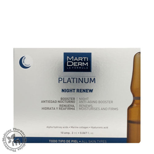 Martiderm Platinum Night Renew Ampoules