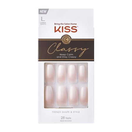 Kiss Kcs01C Classy Trendy Shape Long Nail 28S