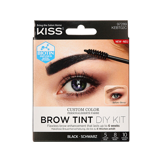 Kiss Kebt02C Black Brow Tint Diy Kit