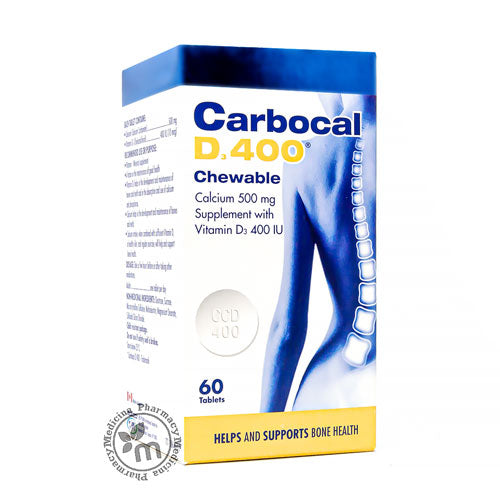 Carbocal D 400 Chewable Calcium and Vitamin D