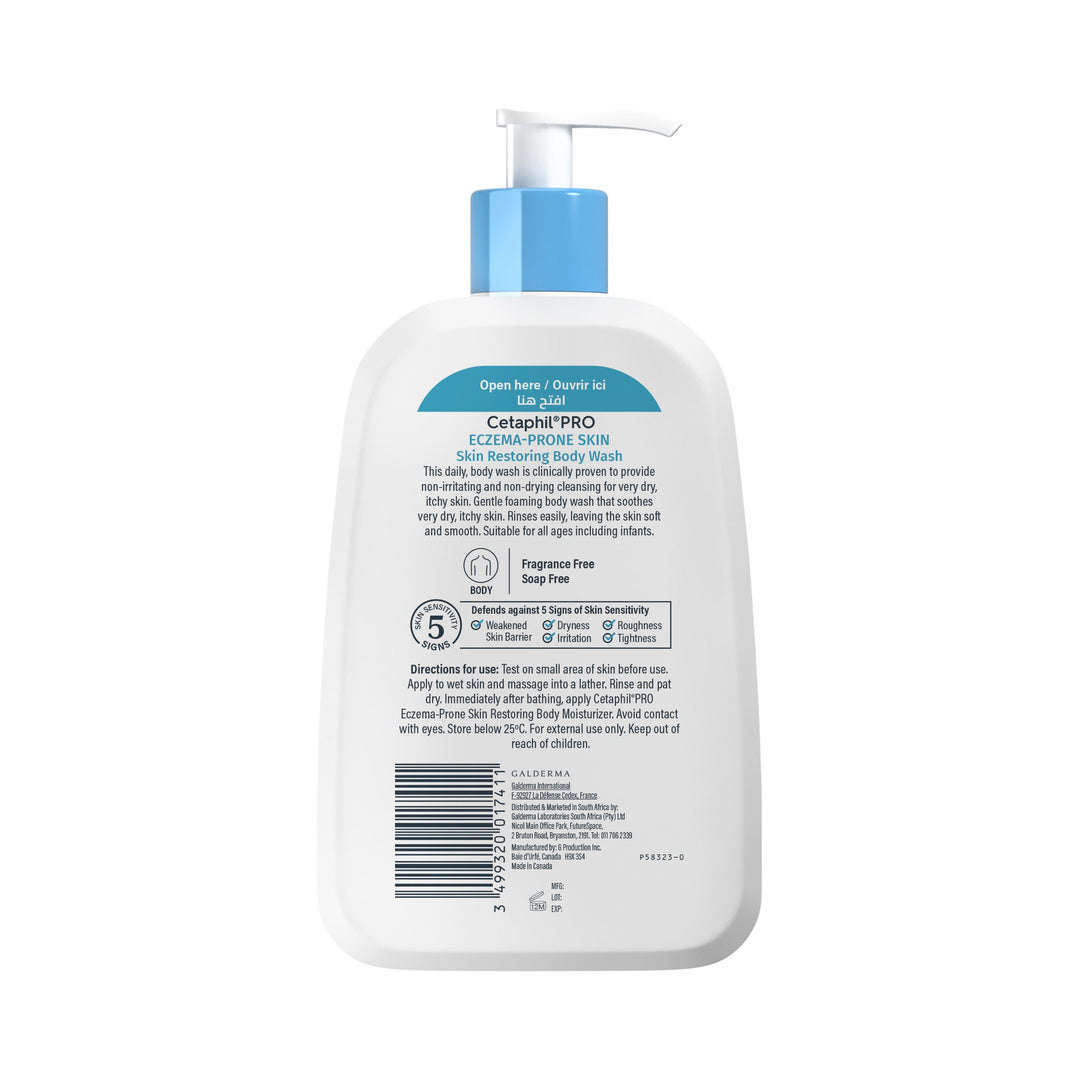 Cetaphil Pro Eczema Skin Restoring Body Wash 236Ml