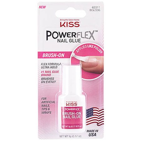 Kiss Bgl506 Powerflex Brush-On Nail Glue 5G