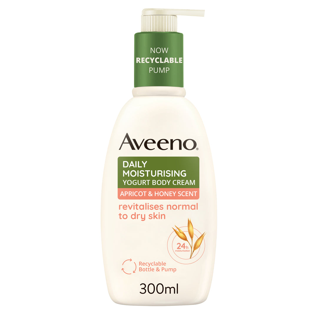 AVEENO DAILY MOIST APRICOT&HONEY SCENT BODY CREAM 300ML