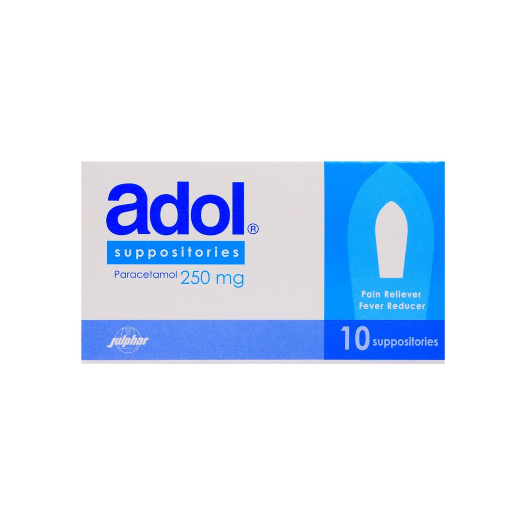 Adol  Suppositories 250mg 10s