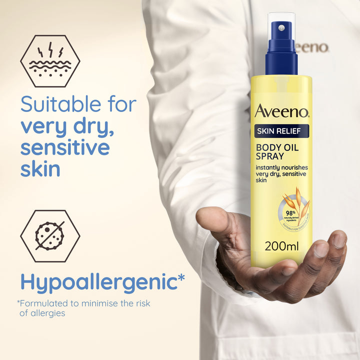 Aveeno Skin Relief Body Oil Spray 200Ml