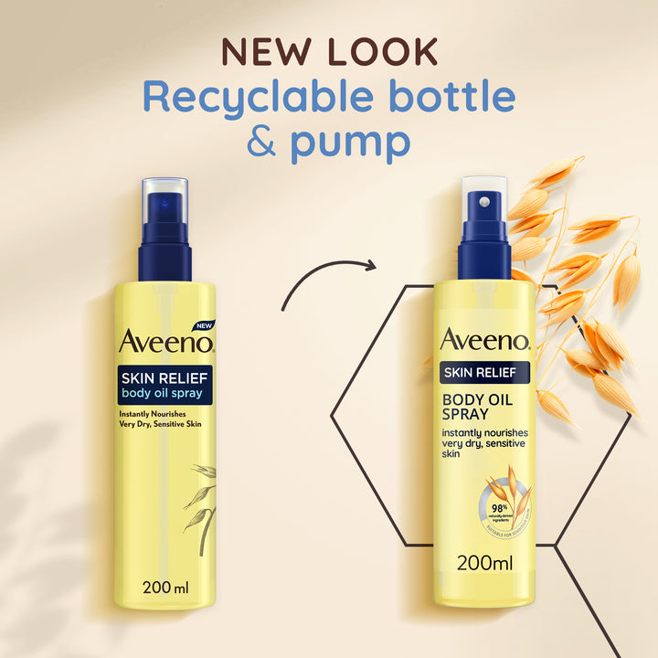 Aveeno Skin Relief Body Oil Spray 200Ml