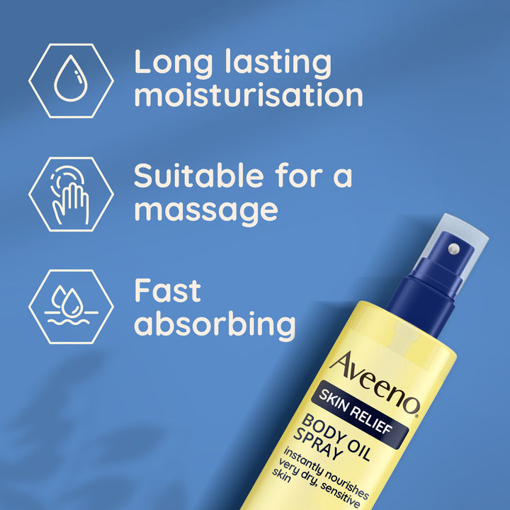 Aveeno Skin Relief Body Oil Spray 200Ml