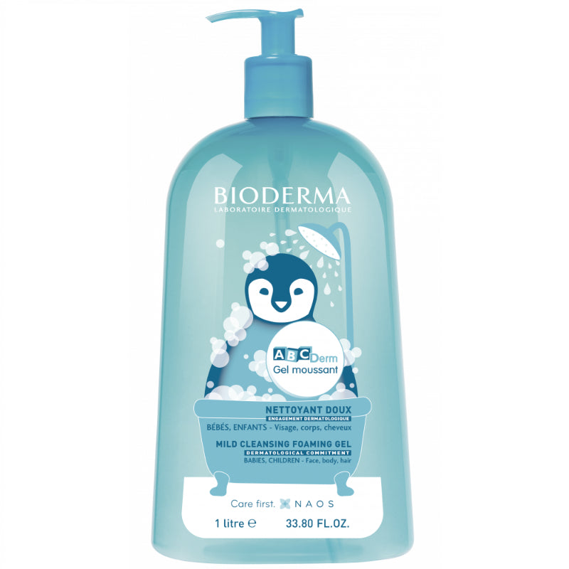 Bioderma ABCDerm Foaming Gel 1 Litre