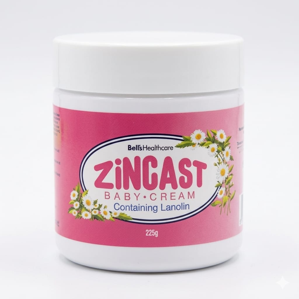 Bells Zincast Baby Cream 225g
