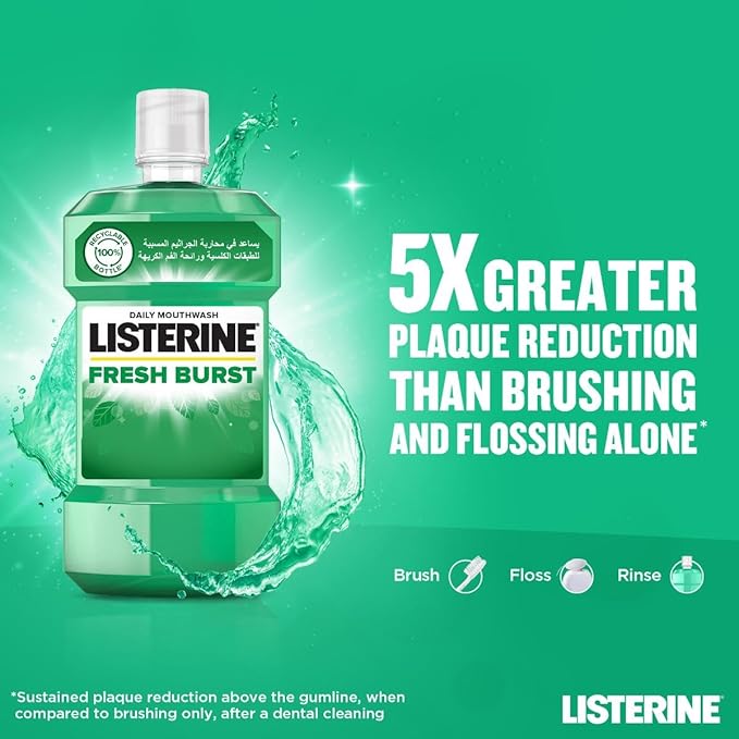 Listerine Fresh Burst Mouthwash 250ml