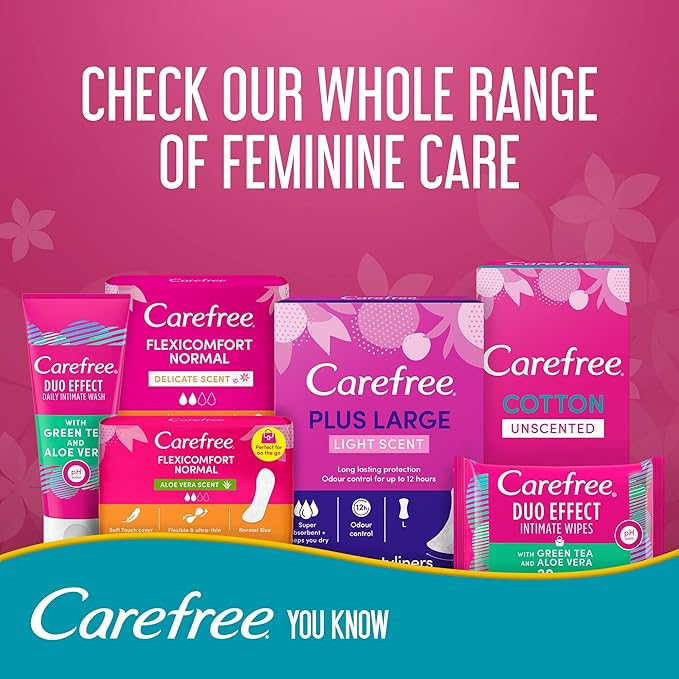 Carefree Plus Large Pantyliners 20s