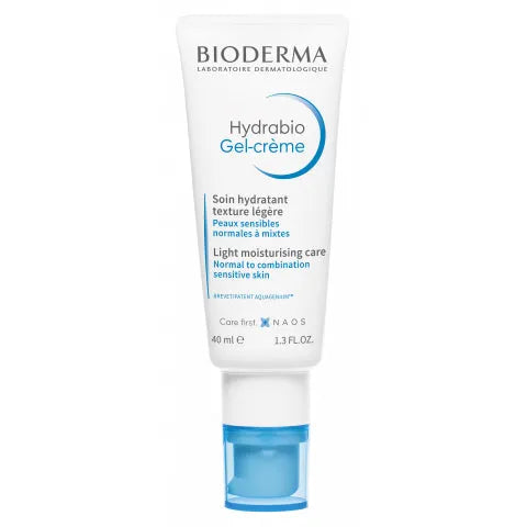 Bioderma Hydrabio Gel Cream 40ml - Lightweight hydrating gel for normal to combination skin.