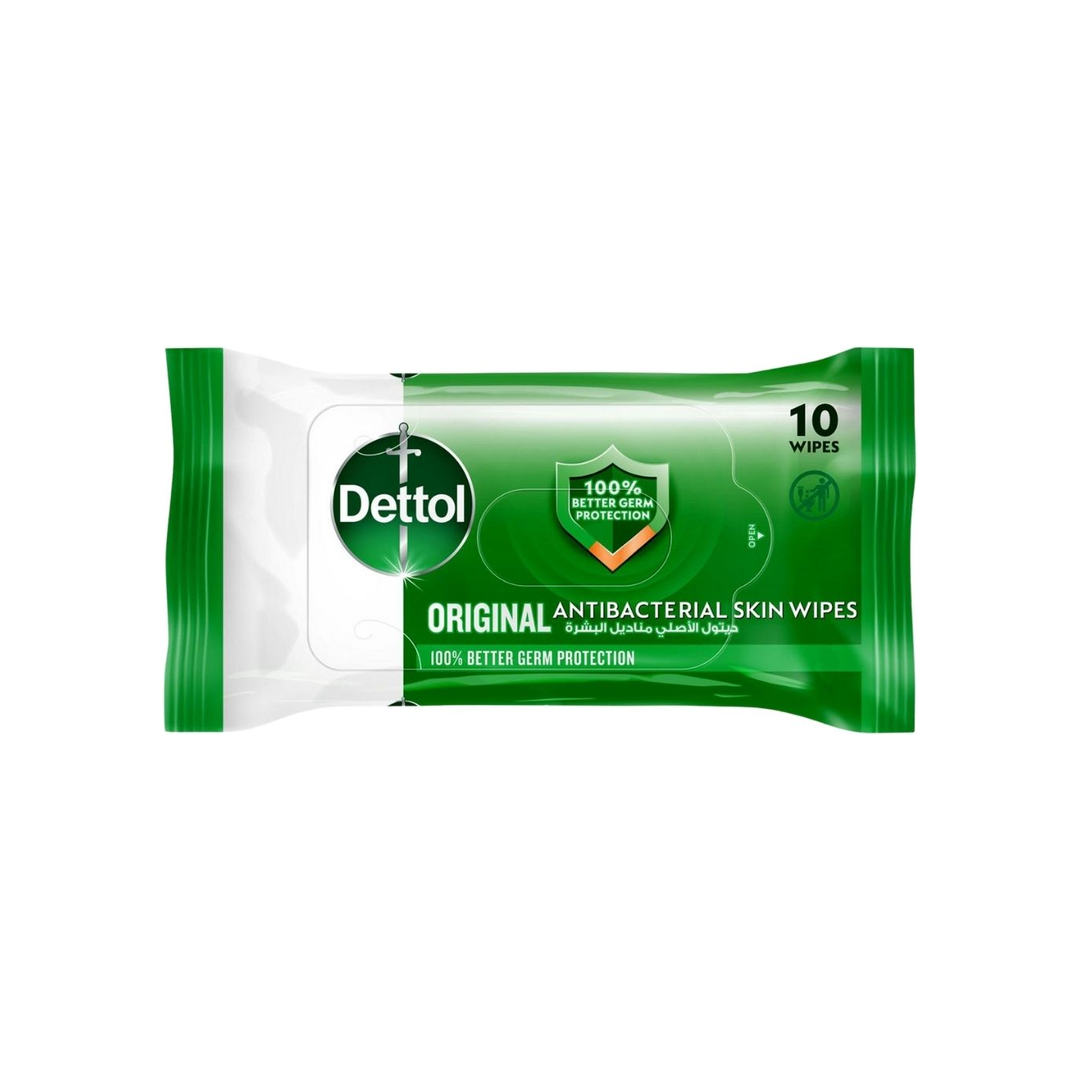 Dettol Antibacterial Wipes Original 10S