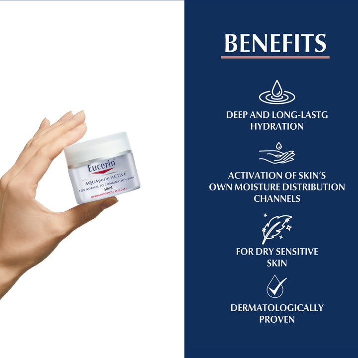 Eucerin Aquaporin Active Cream Normal To Combined