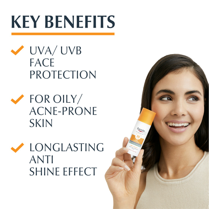 Eucerin Dry Oil Control SPF50+ Gel-Cream  50ml