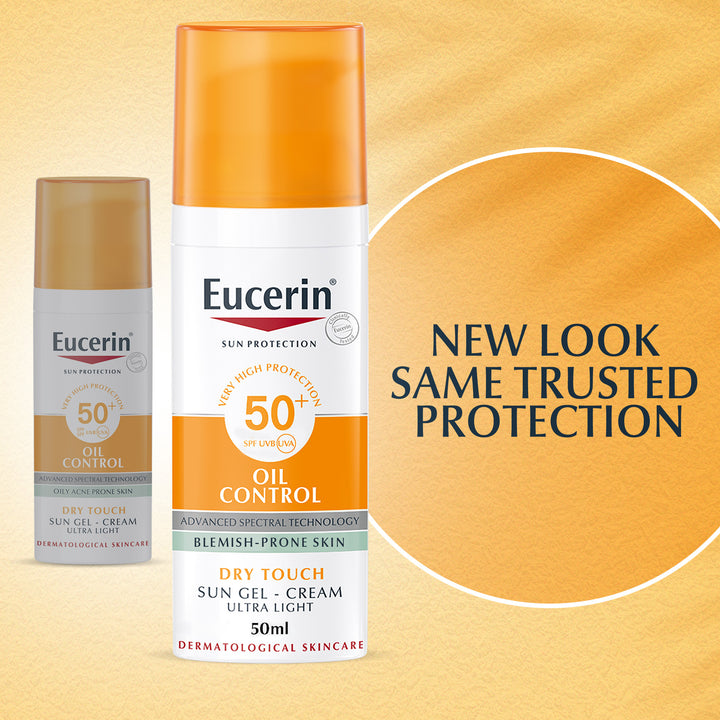 Eucerin Dry Oil Control SPF50+ Gel-Cream  50ml