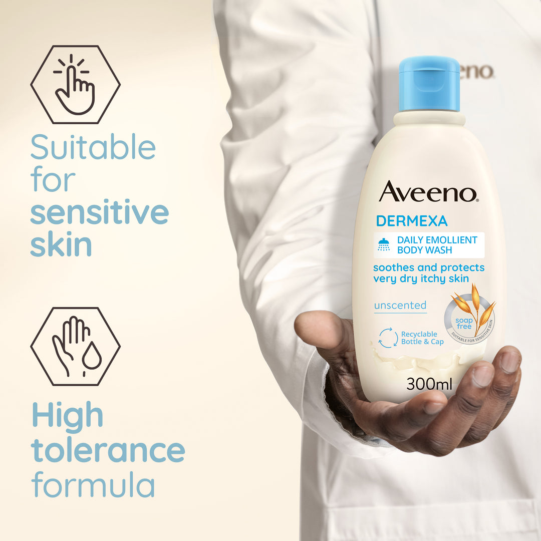Aveeno Dermexa Emollient Body Wash 300ml