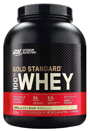 On 100% Whey Gold Standard Gf Van Ice Cream 5Lbs