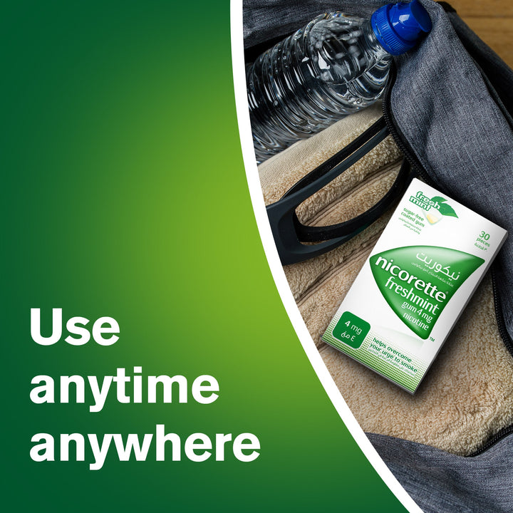 Nicorette 4mg Freshmint Nicotine Gum 30s