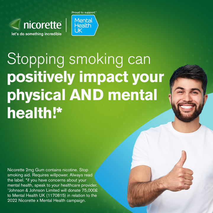 Nicorette 2mg Freshmint Nicotine Gum 30s