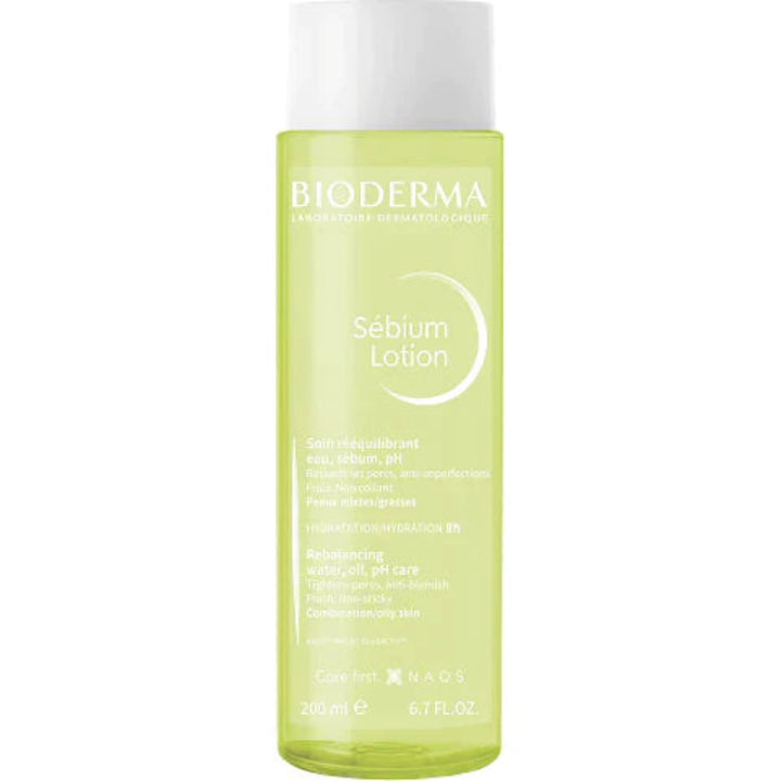 Bioderma Sebium Lotion 200ml facial toner for oily and combination skin.