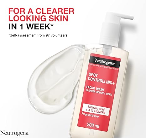 NEUTROGENA SPOT CONTROLLING+FACIAL WASH IN1WEEK 200ML