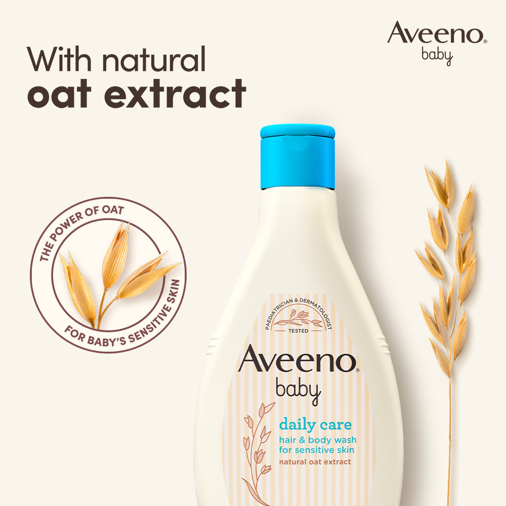 Aveeno Baby Daily Care Hair & Body Wash 400Ml