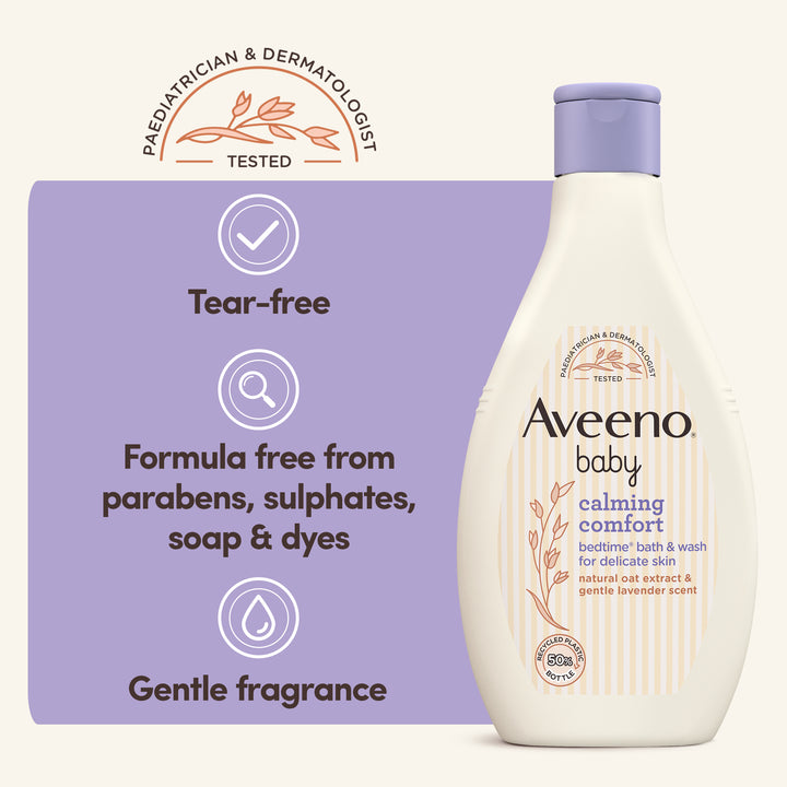 Aveeno Baby Calming Comfort Bath & Wash 250Ml