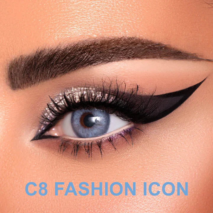 Eyecandy C8 Fashion Icon Turq Blue  3-Month Lense 2s