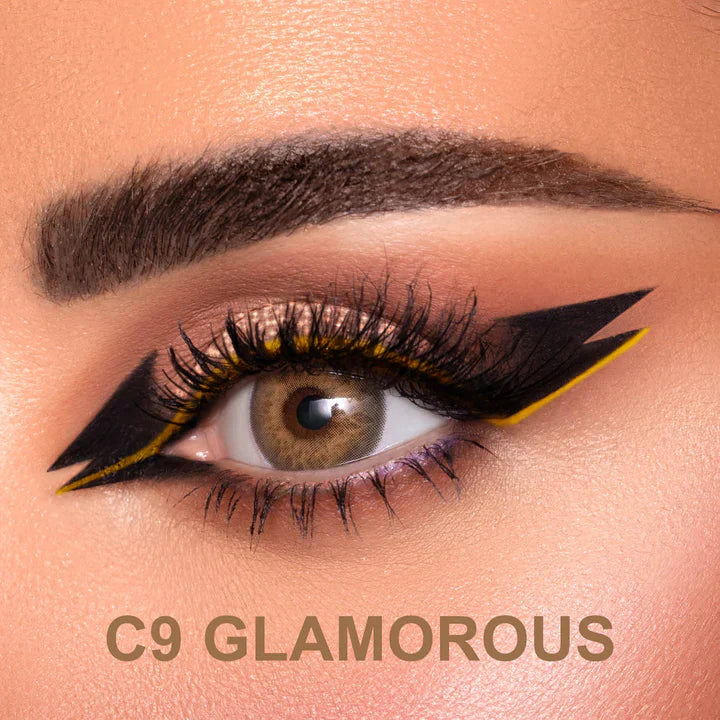 Eyecandy C9 Glamorous Gold Hazel  3-Month Lense 2s