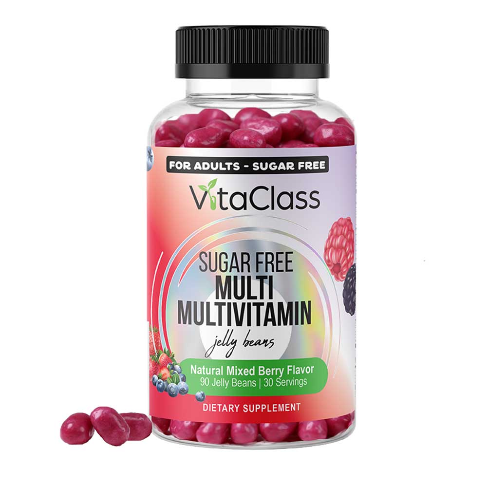 Vitaclass Adults Sf Multi Mixed Berry Jelly Beans 90s