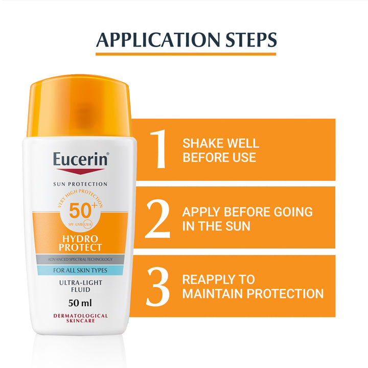 Eucerin Hydroprotect Spf50+ U-Light Fluid 50ml